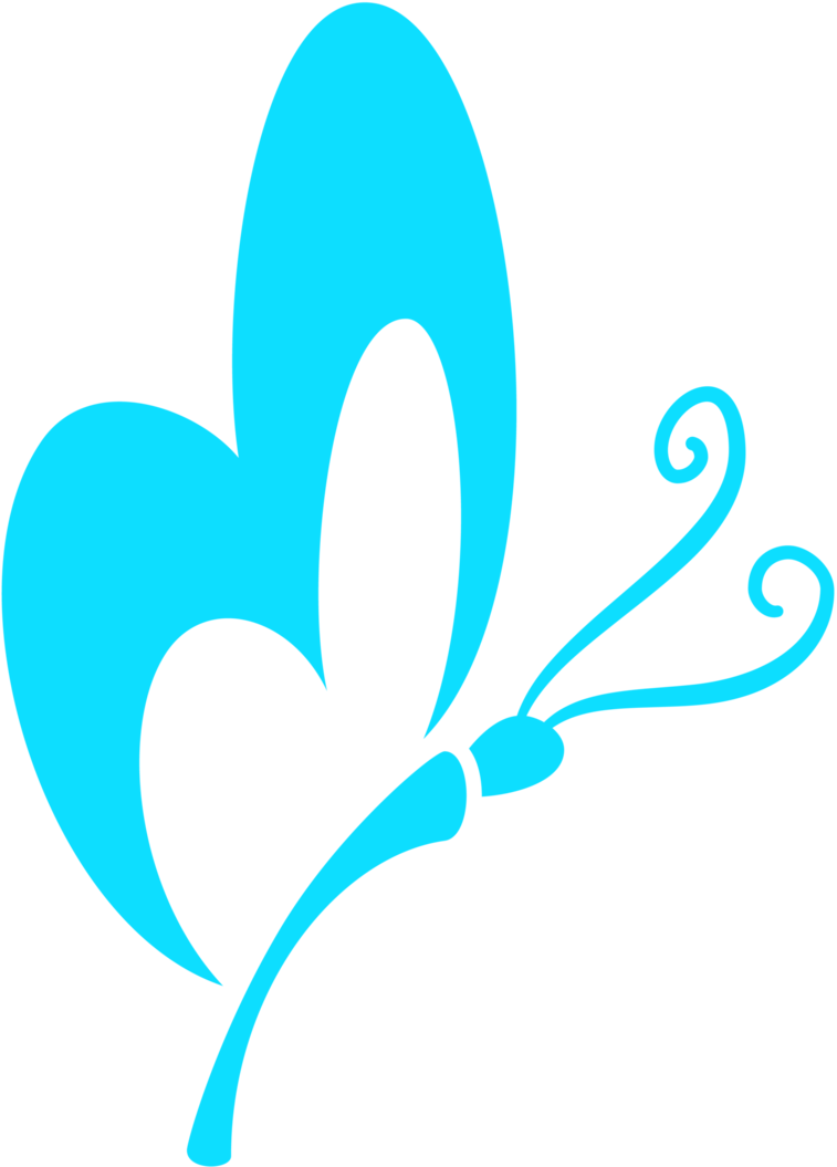 Sporty Sparks's Cutie Mark [request] By Lahirien - Mlp Blue Butterfly Cutie Mark (757x1055)