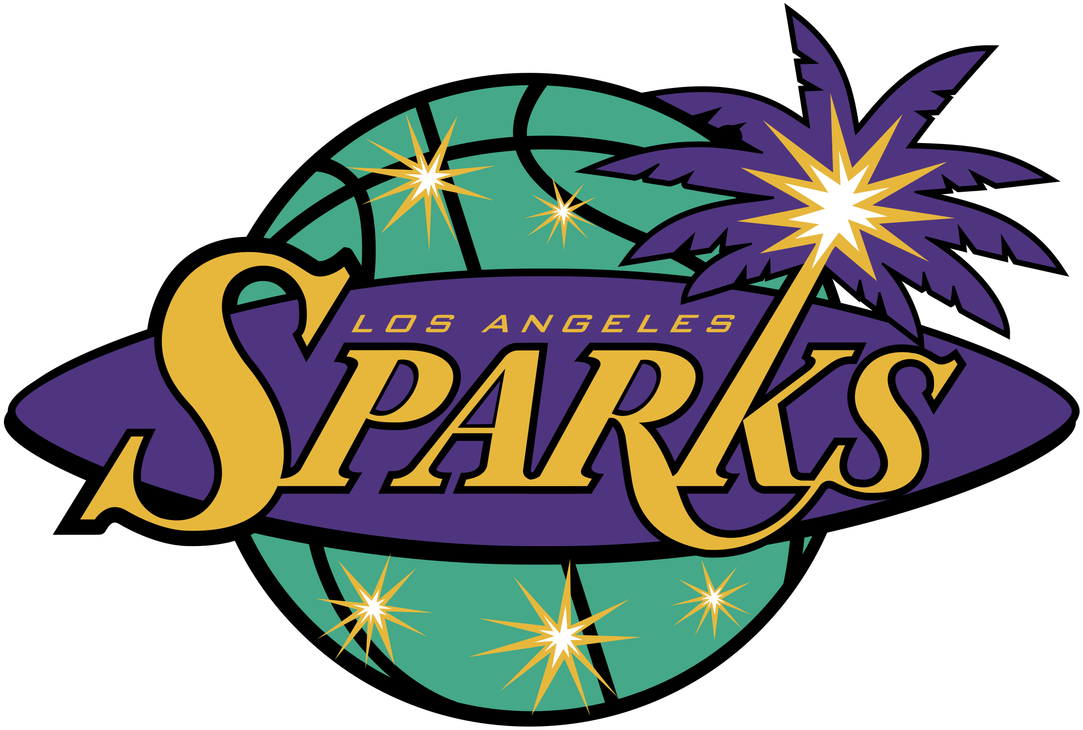 Los Angeles Sparks Logo - Los Angeles Sparks Logo (2400x2400)