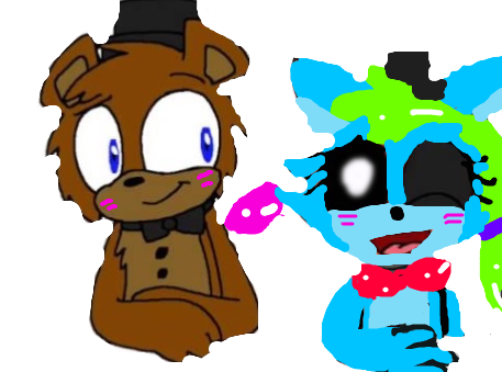 Sparks X Freddy By Ask The Fnaf Ocs Pop - Fnaf Ocs (457x339)