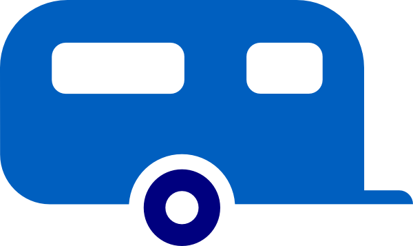 Camper - Food Trailer Clipart (600x357)