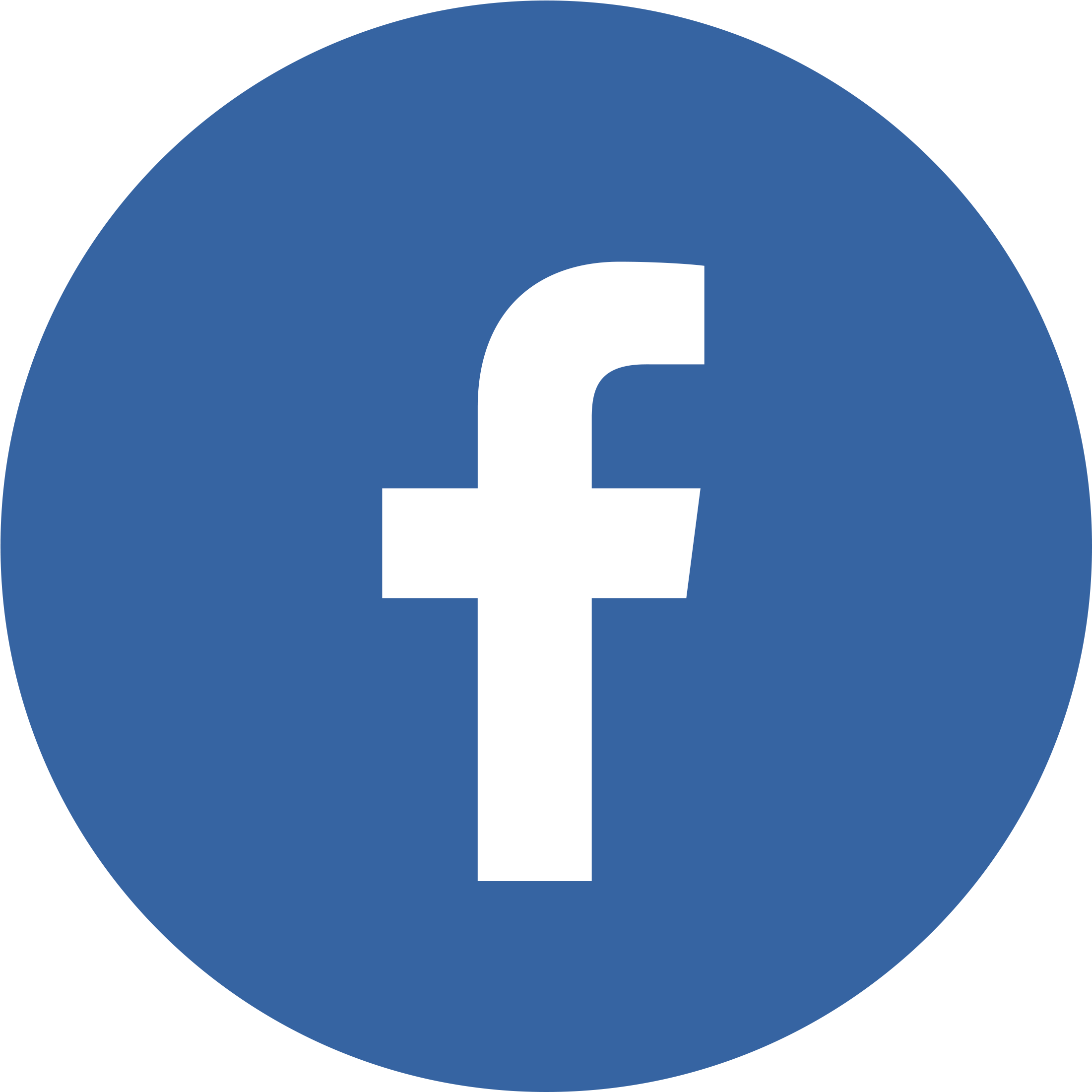 Facebook Logo Circle - Facebook Icon For Email Signature (2400x2400)