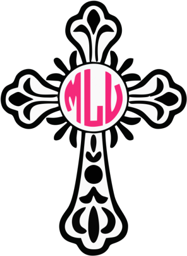 Free Cross For Silhouette Cameo (500x500)