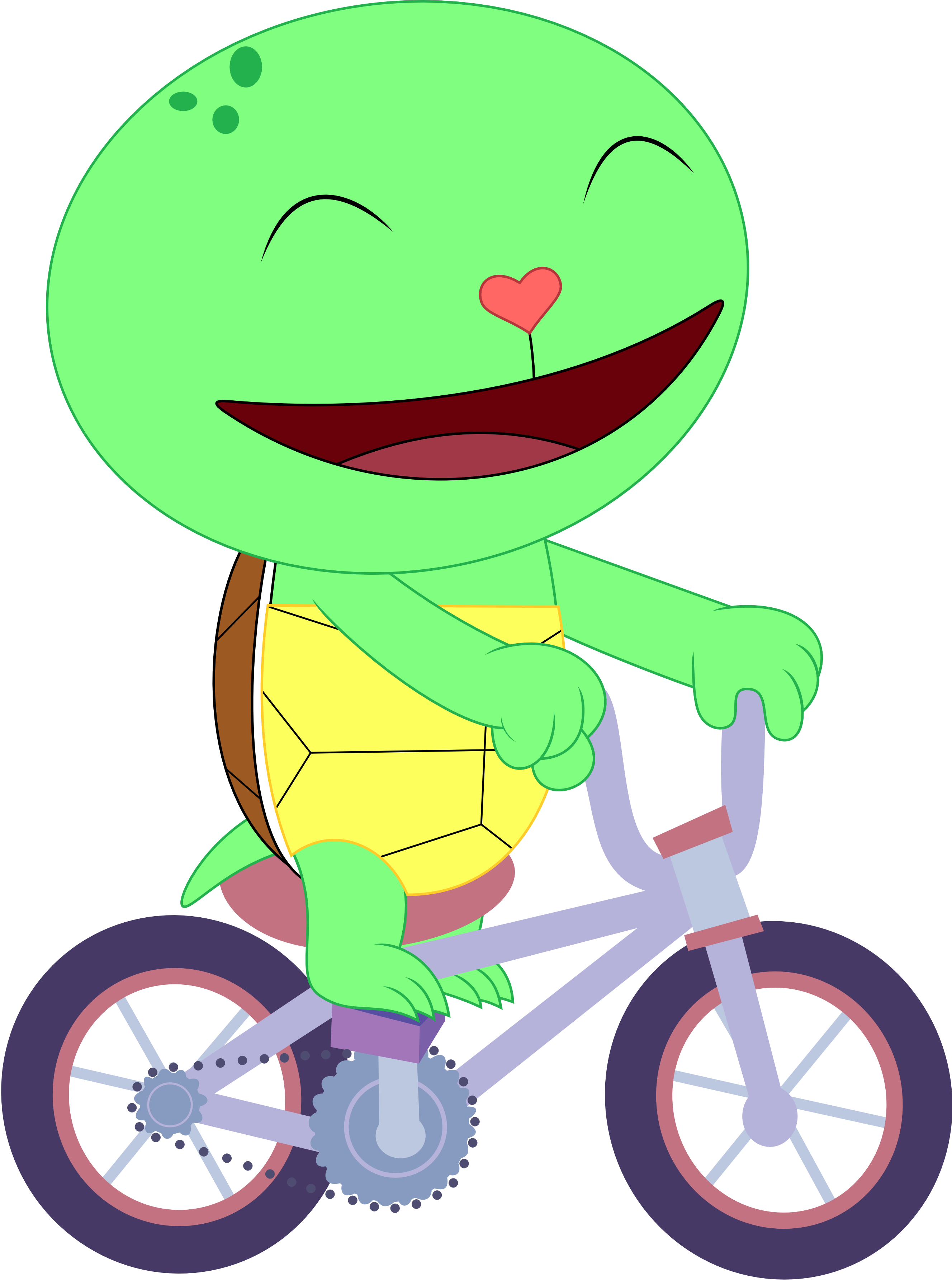 Porygon2z 14 8 A Turtle On A Bike By Porygon2z - Anteater On A Bike (2655x3568)