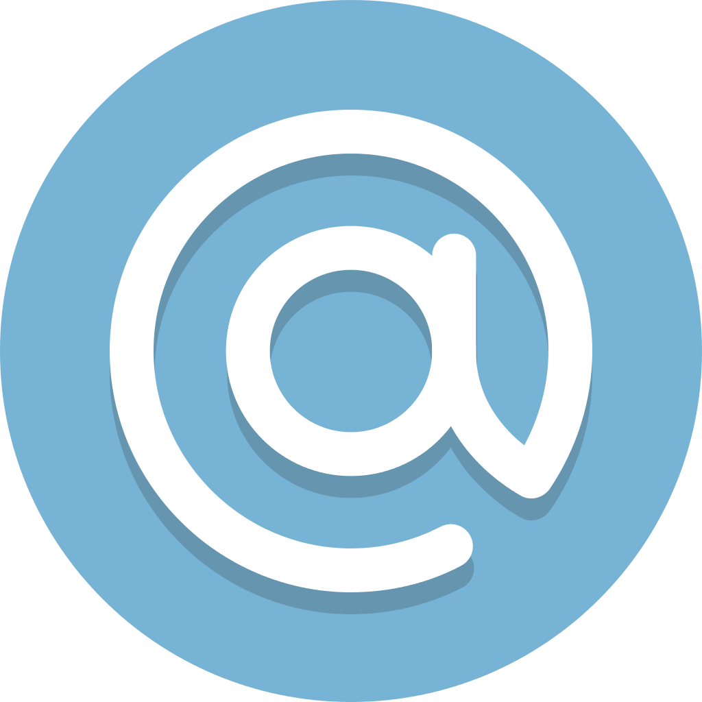Circle Icons Email - Email Icon Circle Png (1024x1024)