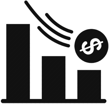 Lower Cost Icon - Cost Reduction Icon Png (365x347)