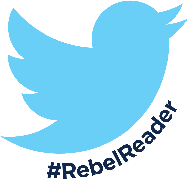 Rebel Reader Twitter Tournament - Navy Blue Twitter Logo (800x800)