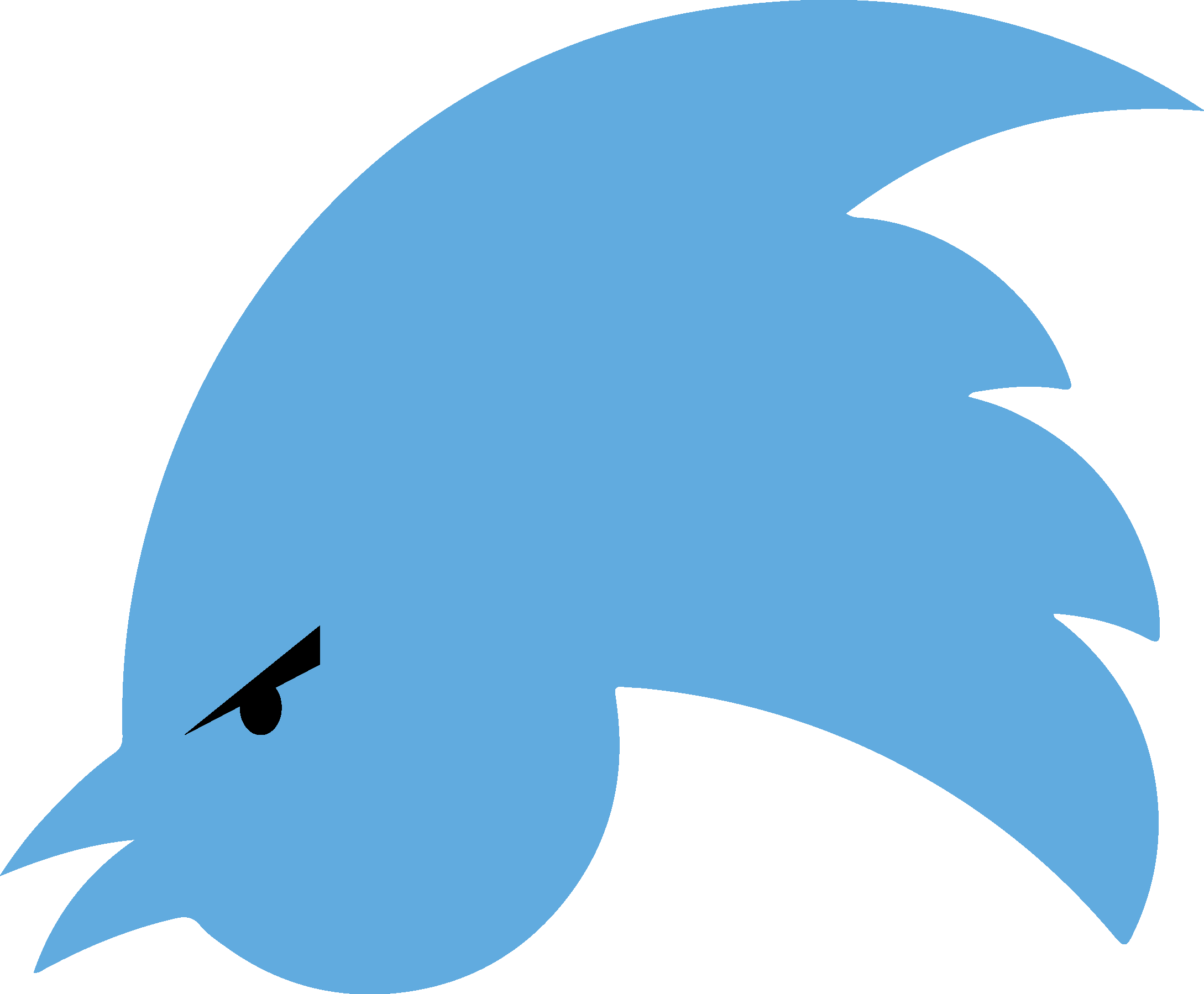 Social Media Beak Blue Bird Sky Leaf - Twitter Logo Upside Down (2178x1799)