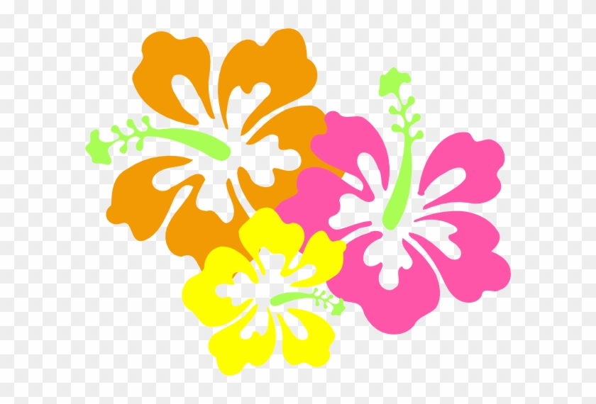 Hawaii Luau Clipart Kid - Hibiscus Clip Art #954