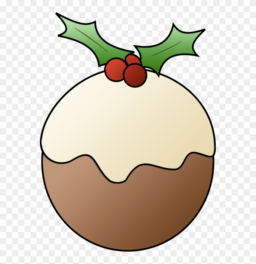 Christmas Pudding - Christmas Food Clipart #962