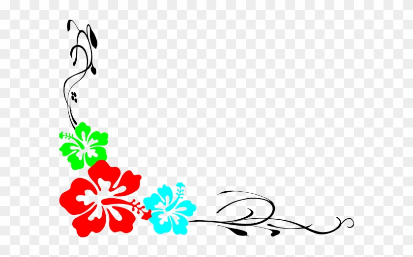 Luau Theme For Powerpoint Luau Clip Art Borders Free - Free Hawaiian Clip Art Borders #966