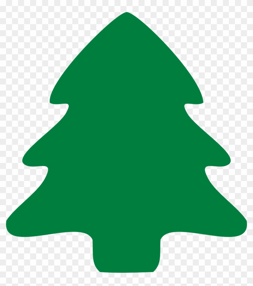 Fir Tree Christmas Evergreen Plant Forest Ecology - Christmas Tree Clipart Hd #1000