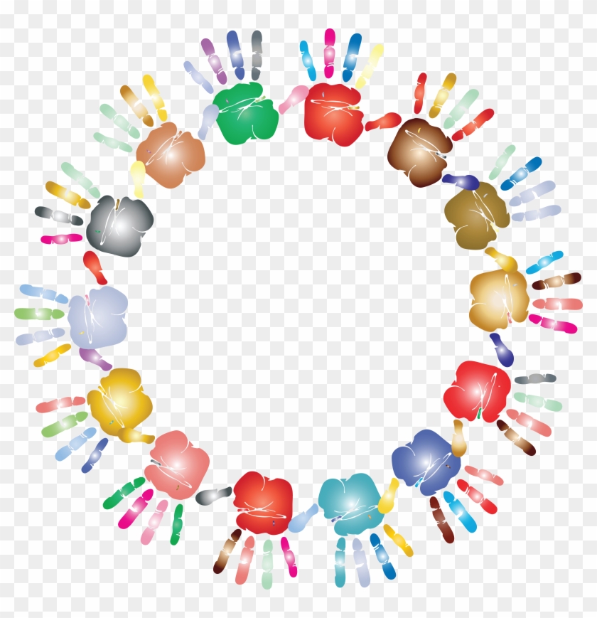 Handprint Clipart Colored - Every Child Is An Artist Quote #1023