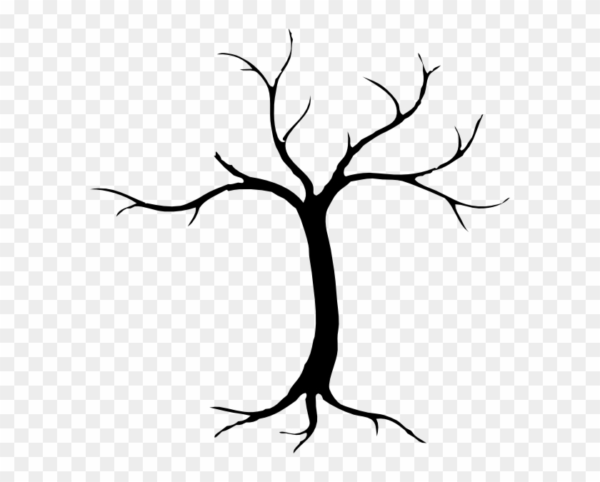 Sketchy Silhouette Tree Clip Art - Dead Tree Silhouette Clip Art #1084