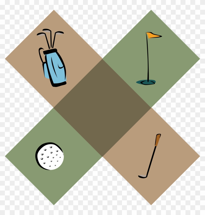 Big Image - Golf Border Clip Art #1102