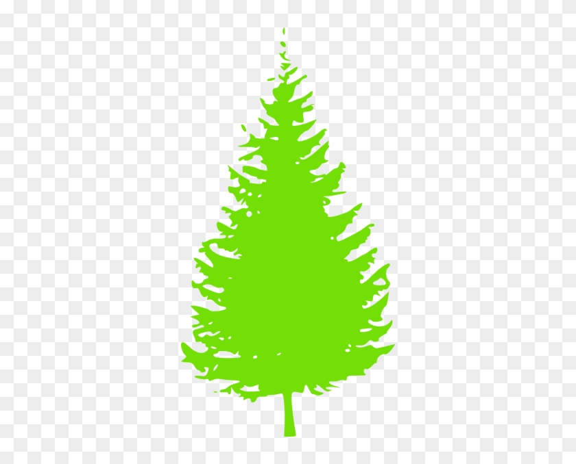 Pine Tree Clipart Short Tree - Pine Tree Silhouette Vector #1146