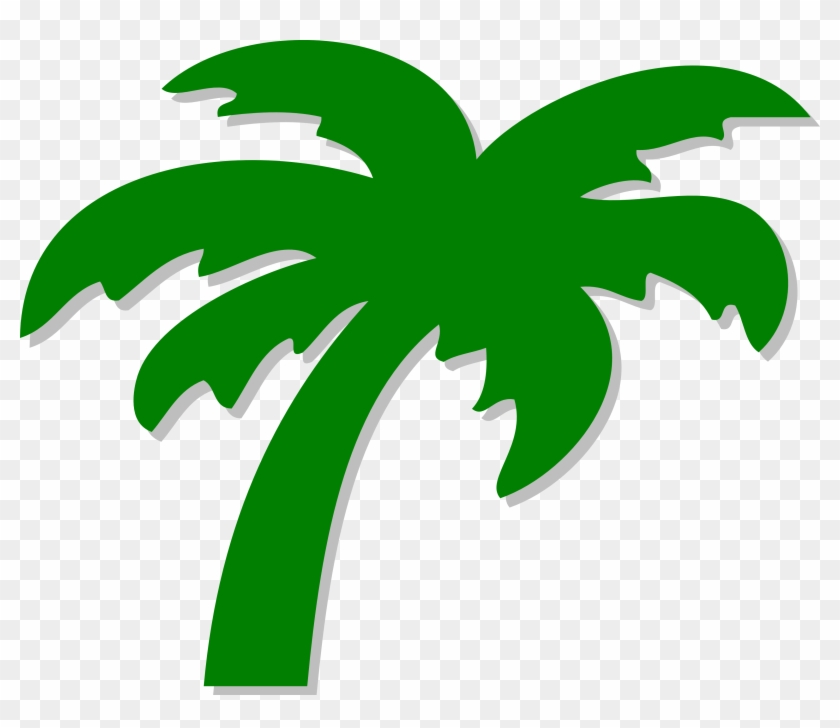 Palm Tree Clip Art - Green Palm Tree Clip Art #1188