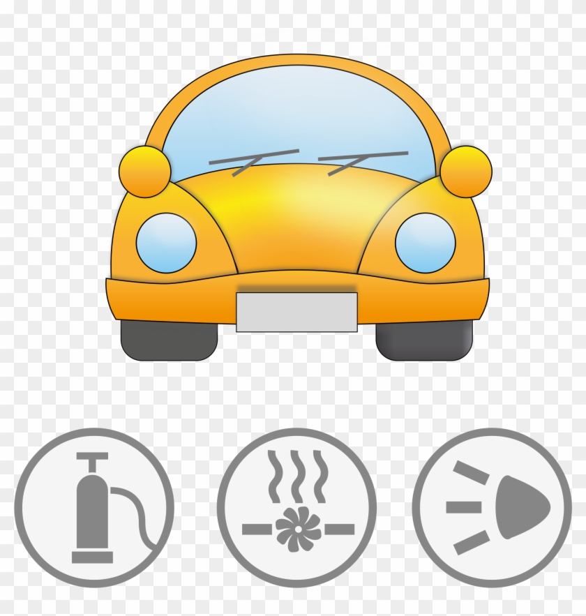 Big Image - Yellow Car Clipart #1218