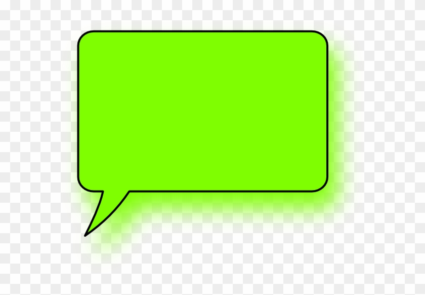 Square Speech Bubbles - Green Text Bubble Png #1307