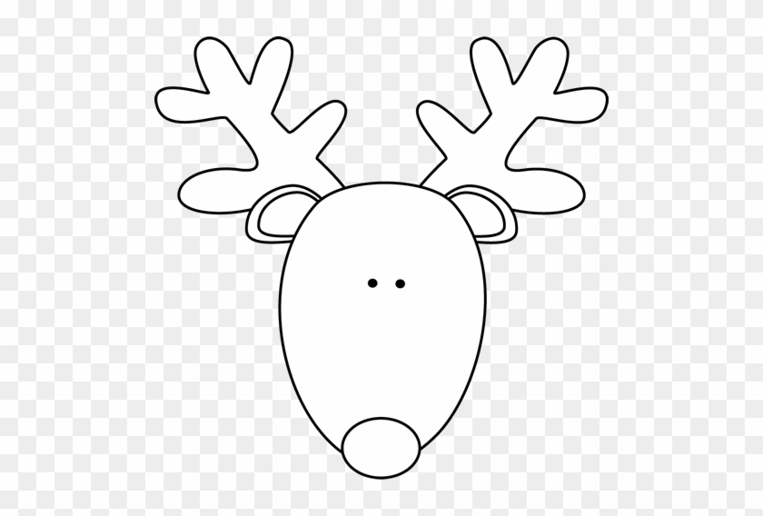 Reindeer Clipart Reindeer Head - Reindeer Clipart Reindeer Head #1479