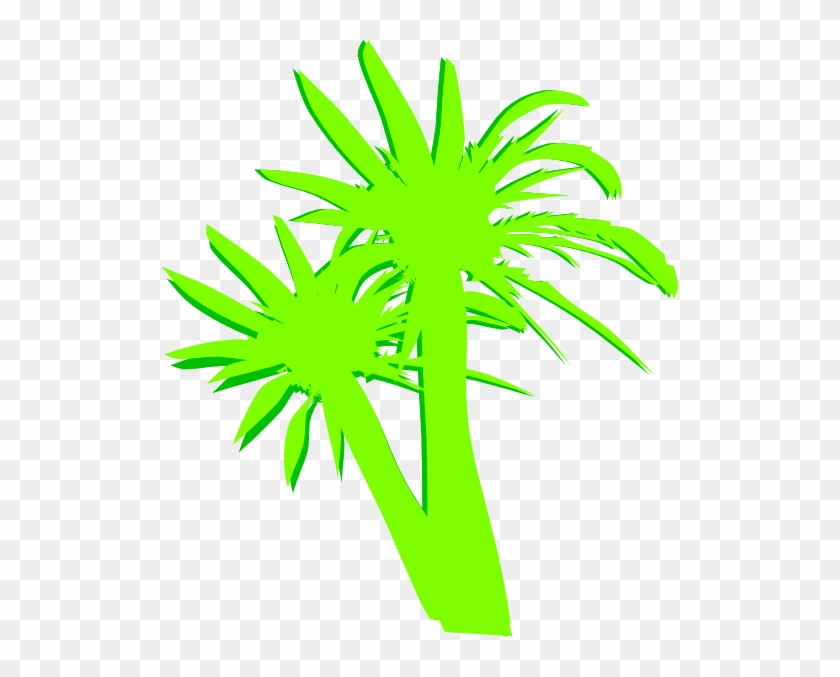 This Free Clip Arts Design Of 2 Palm Trees - This Free Clip Arts Design Of 2 Palm Trees #1561