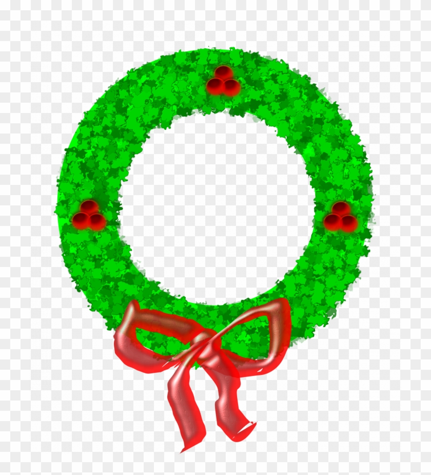 Christmas ~ Phenomenalas Wreath Clip Art Black And - Christmas ~ Phenomenalas Wreath Clip Art Black And #1607
