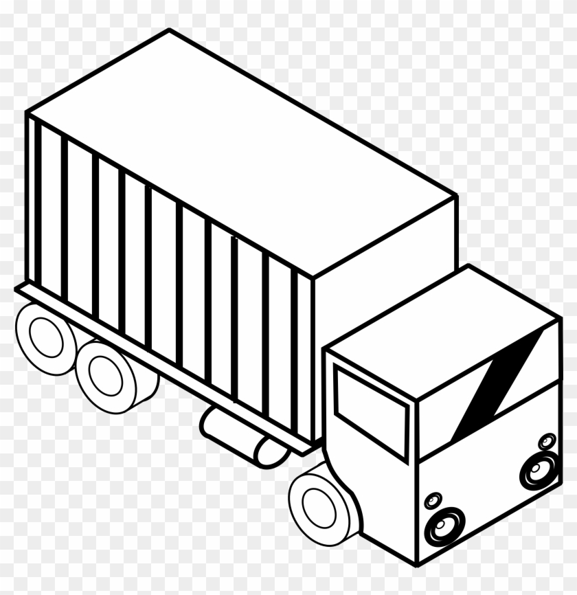 World - Map - Clip - Art - Black - And - White - Truck Black And White #1655