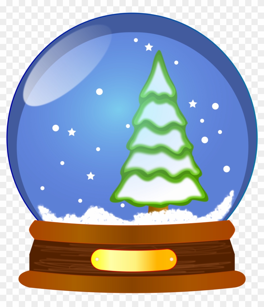 Open - Snow Globe Clipart #1733