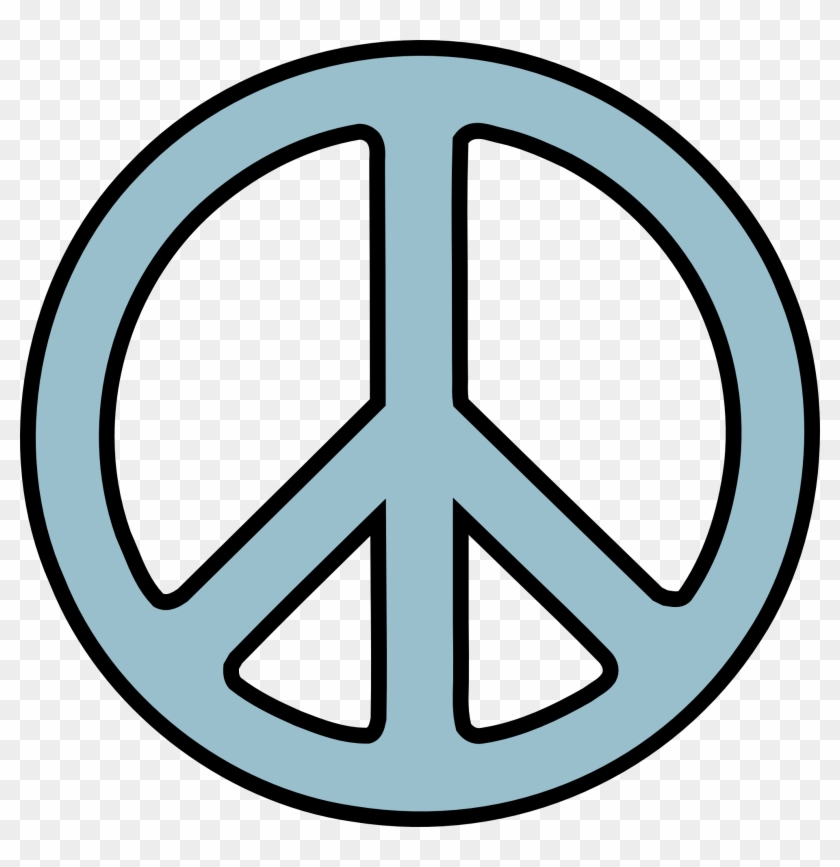 Peace Sign Clip Art Free - Peace Clipart Transparent #1749