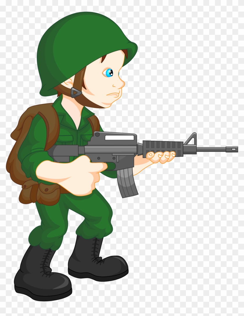 Soldier Army Military Clip Art - Soldier Cartoon #1753