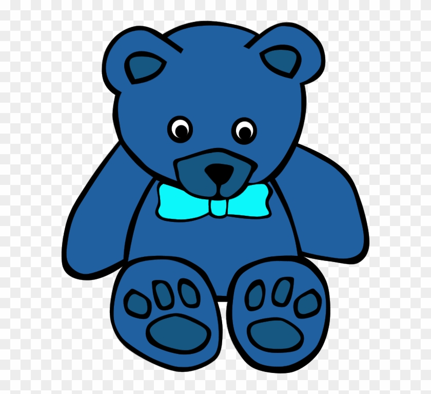 Teddy Bear Clip Art On Teddy Bears And Clipartwiz 7 - Blue Teddy Bear Clipart #1774