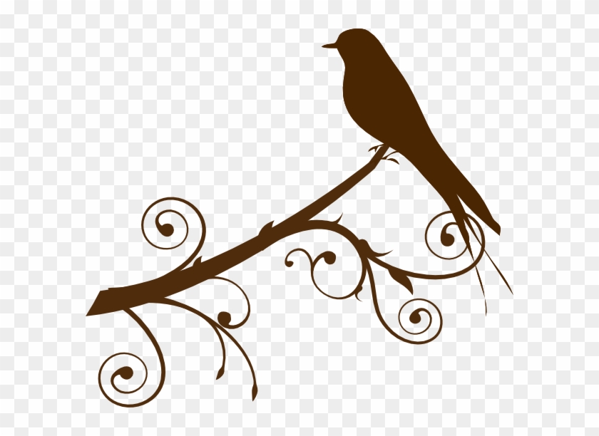 Bird On A Branch Clip Art - Bird On A Branch Clip Art #186