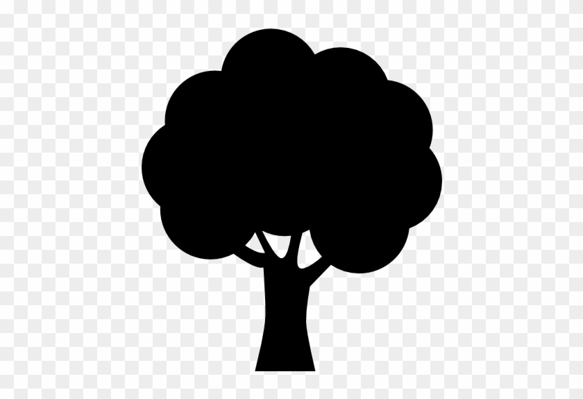 Free Nature Icons - Silhouette Of A Tree #1841