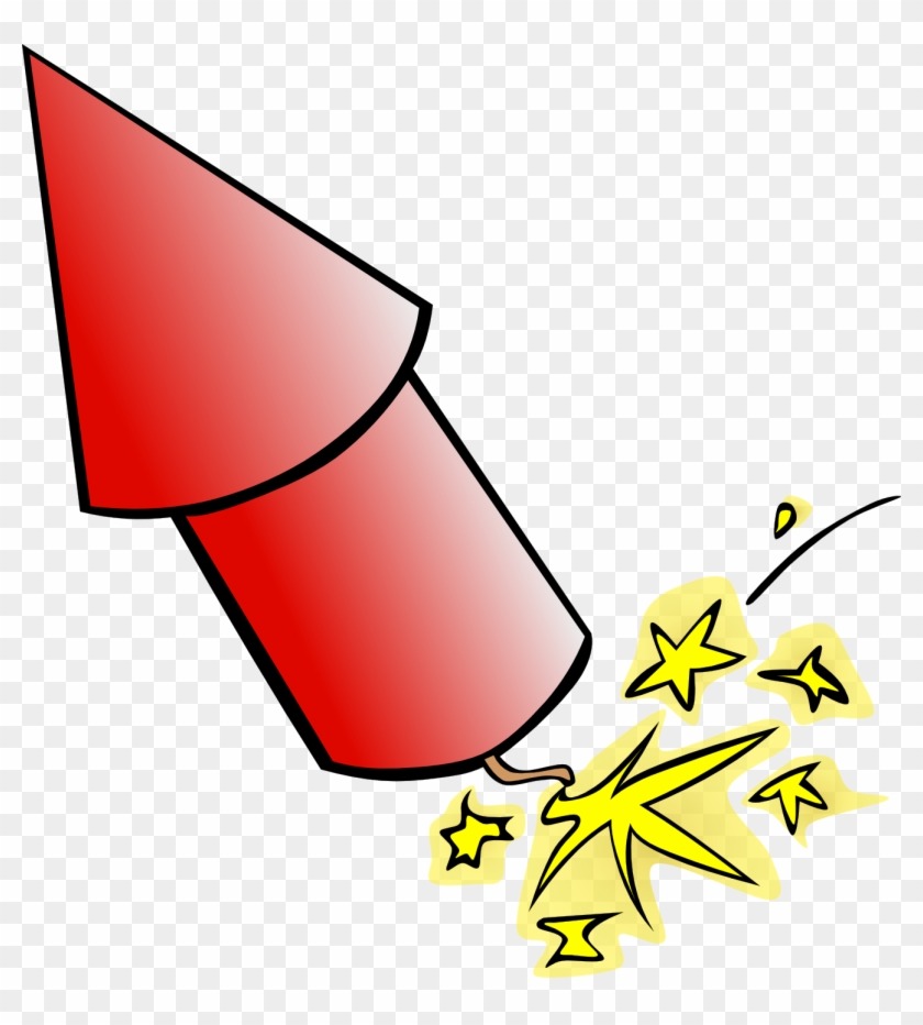 Rocket Fireworks Openclipart - Fireworks Clip Art #1914