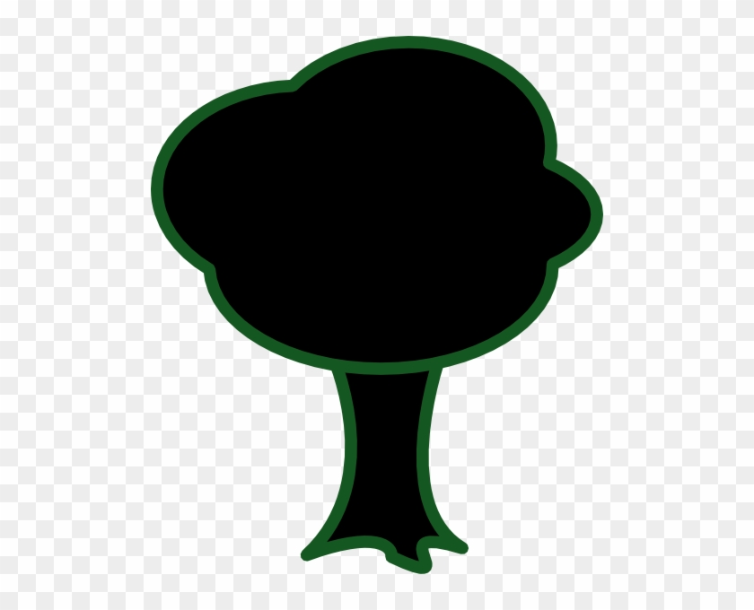 Black Tree Svg Clip Arts 504 X 600 Px - Black Tree Cartoon #1921