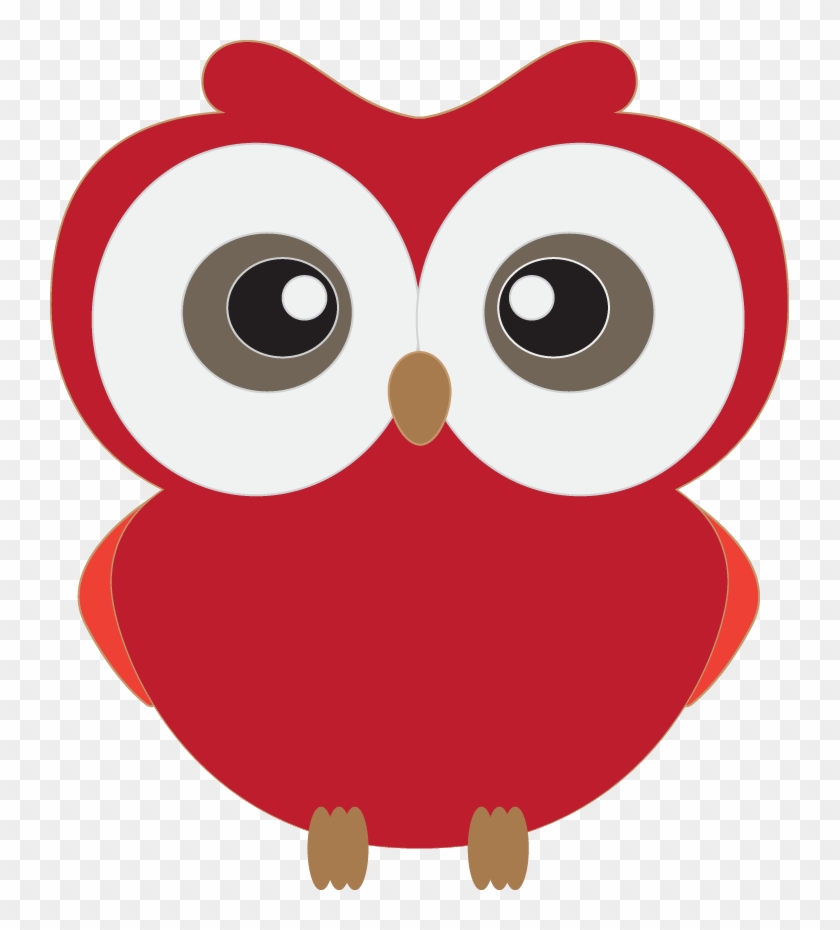 Owls On Owl Clip Art Owl And Cartoon Owls 3 Clipartcow - Cute Owl Clipart Red #1958