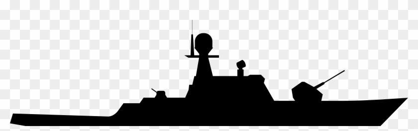 Military Ship Silhouette Clip Art Throughout Navy Ship - Navy Ship Clipart #1945