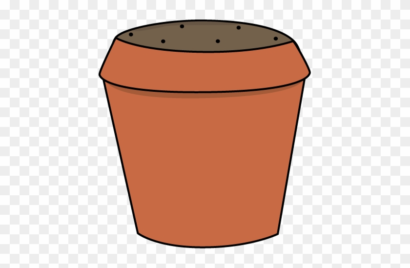 Dirt Filled Flower Pot - Empty Flower Pot Clipart #1983