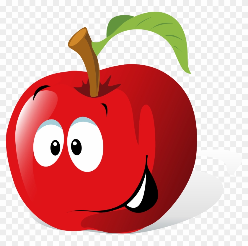 Download Cartoon Red Apple Clip Art At Clker Com Vector Online ...