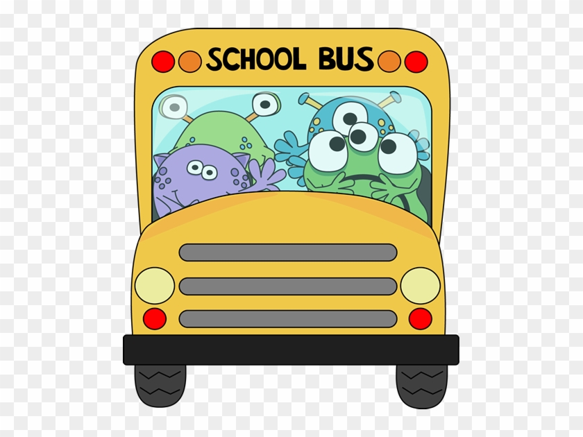 School Bus Clip Art Free Pictures - Monster On The Bus #2066