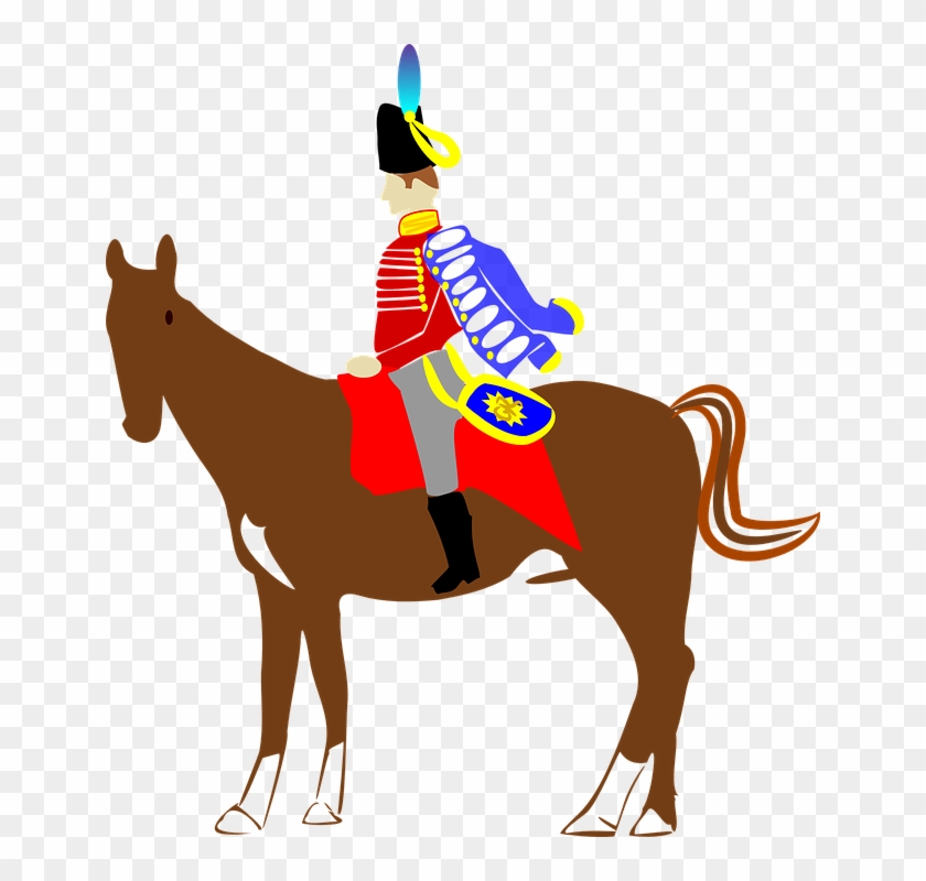 Military Horse - Soldier On A Horse #2059