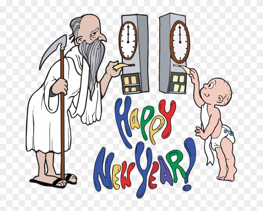 Majestic Father Time Clip Art Clipart Collection Happy - Father Time New Year #2167