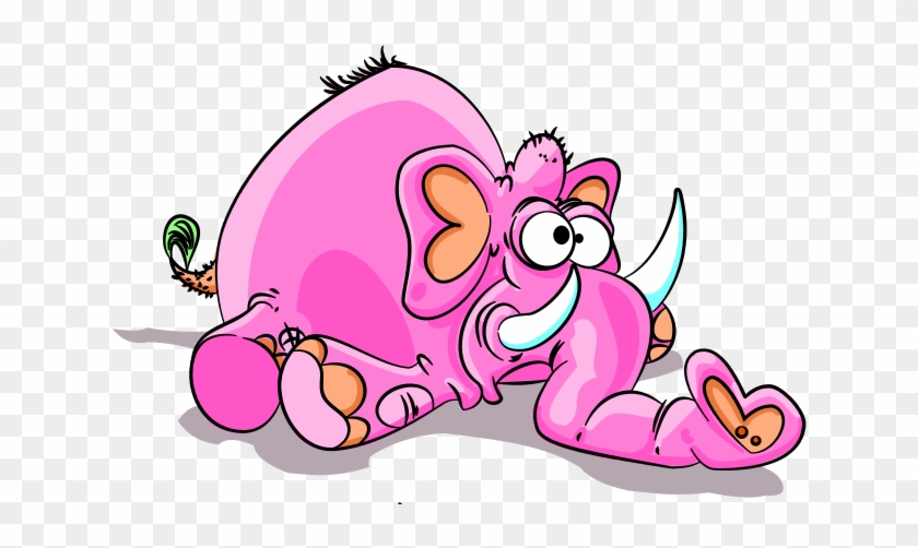 Free Funny Cartoon Elephant Clip Art - Sad Elephant Clip Art #2218