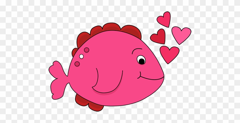 Cute Valentine\'s Day Fish Clip Art Cute Valentine\'s - Valentine Fish Clipart #2281