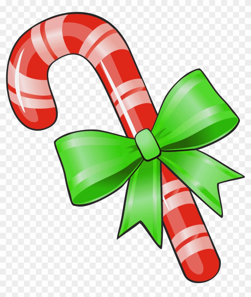 Candy - Clipart - Christmas Candy Cane Clipart #2341