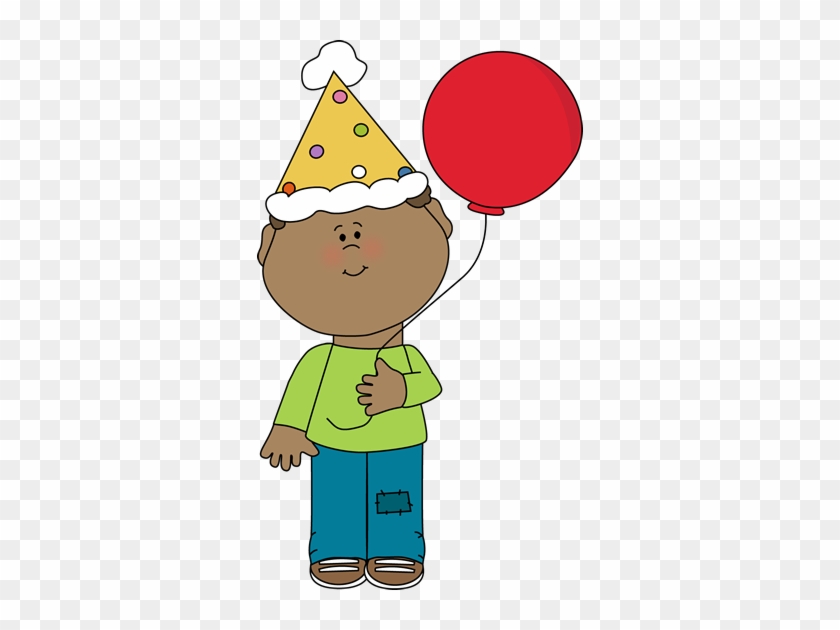 Birthday Boy Clip Art Image - Pronouns Picture Cards #2324