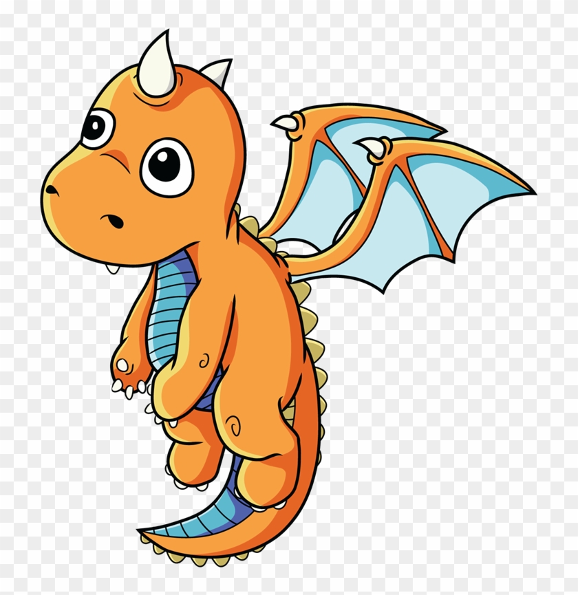 Free Cartoon Baby Dragon Clip Art - Baby Dragon Clipart #2383