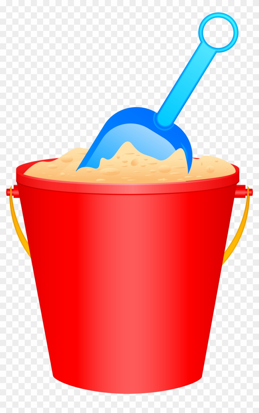 Beach Bucket And Shovel Png Clip Art - Bucket And Shovel Clipart #2420