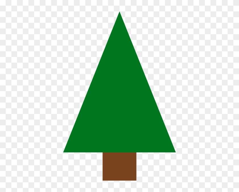 Triangle Christmas Tree Clipart #2401