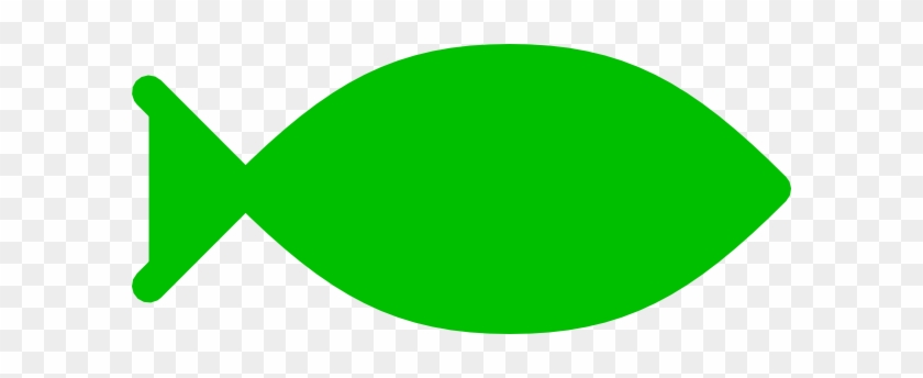Green Fish Clip Art - Circle #2450