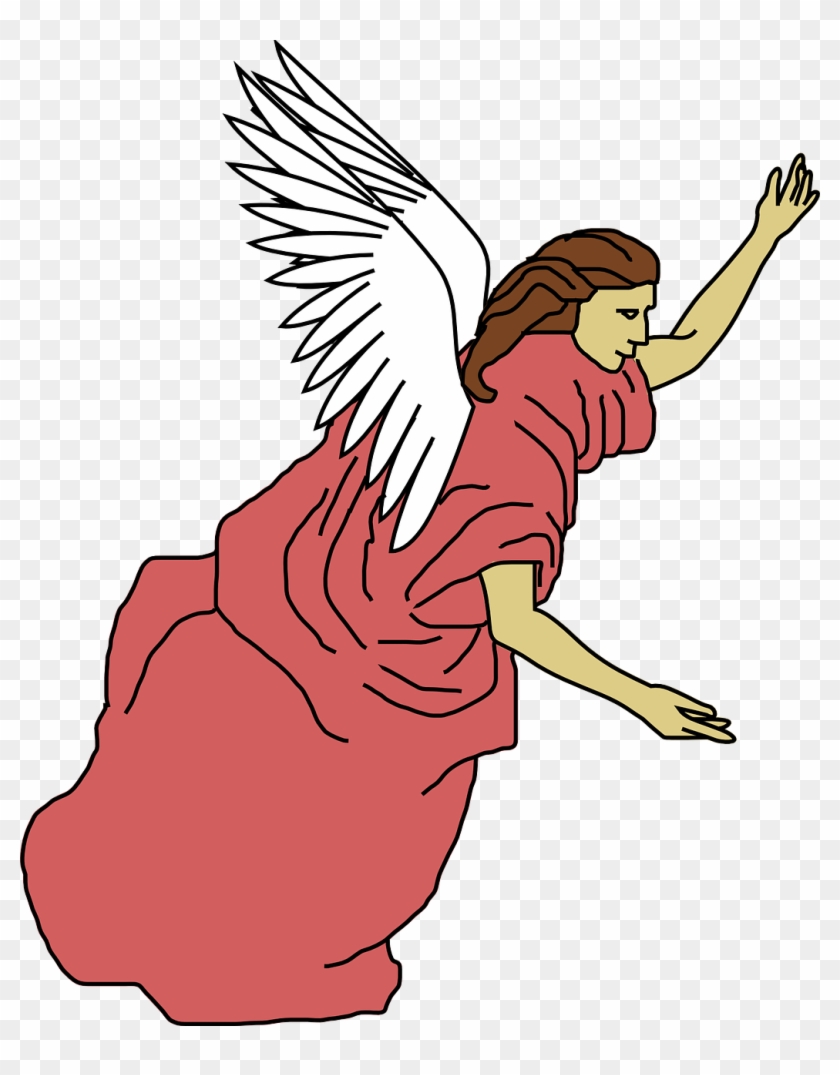 Angel Free To Use Clip Art - Angels Flying Clipart #2475